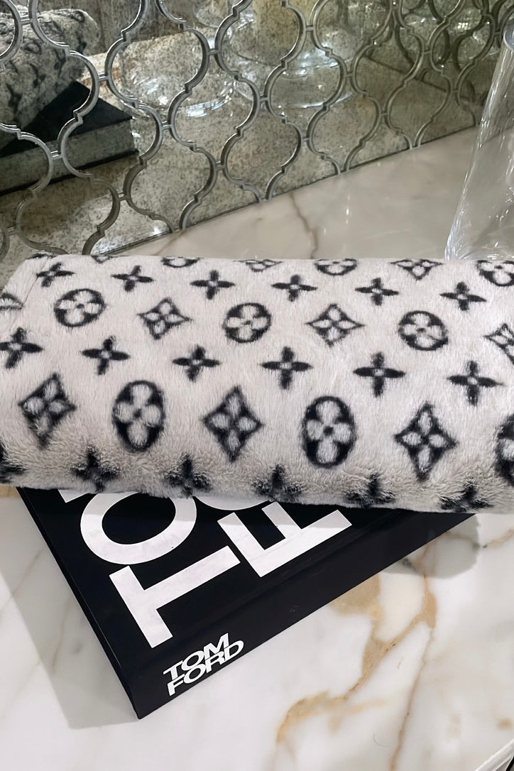 Furry Vuiton Blanket