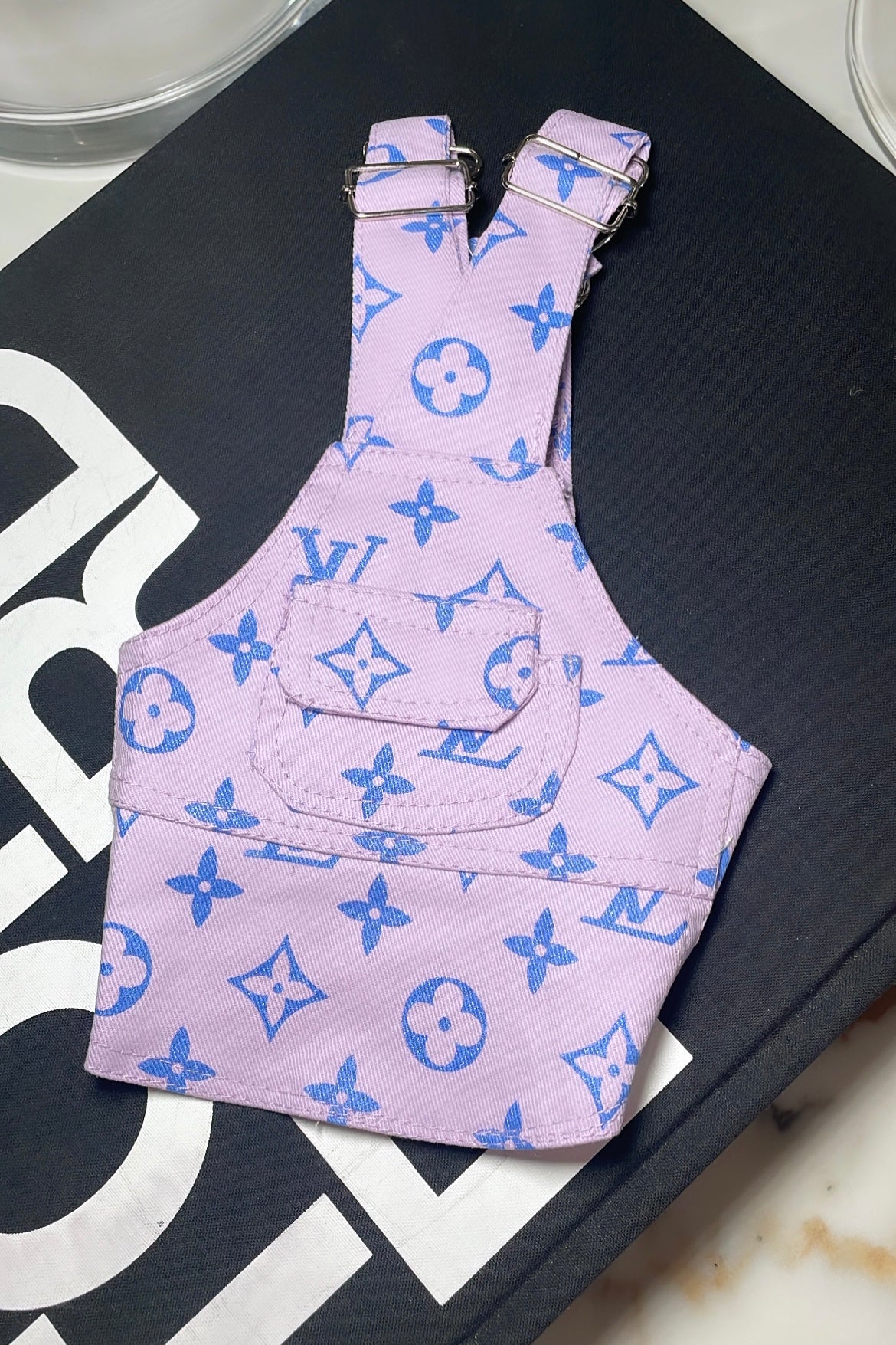 Furry Vuitton Overalls