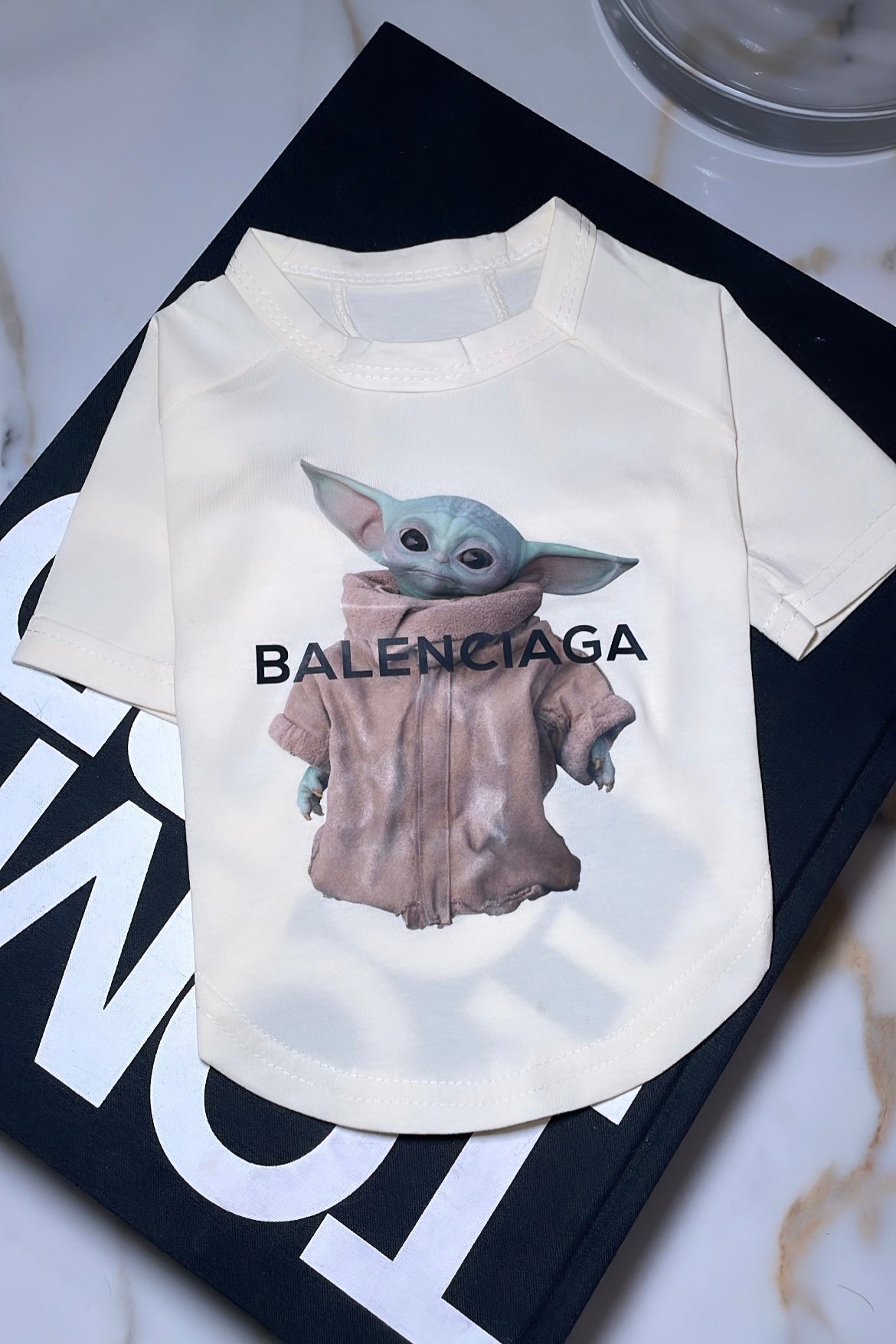 Cream Yoda Tee