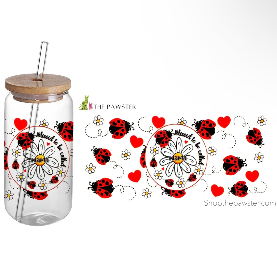 #11 Blessed to be called Mama 16oz Cup Wrap