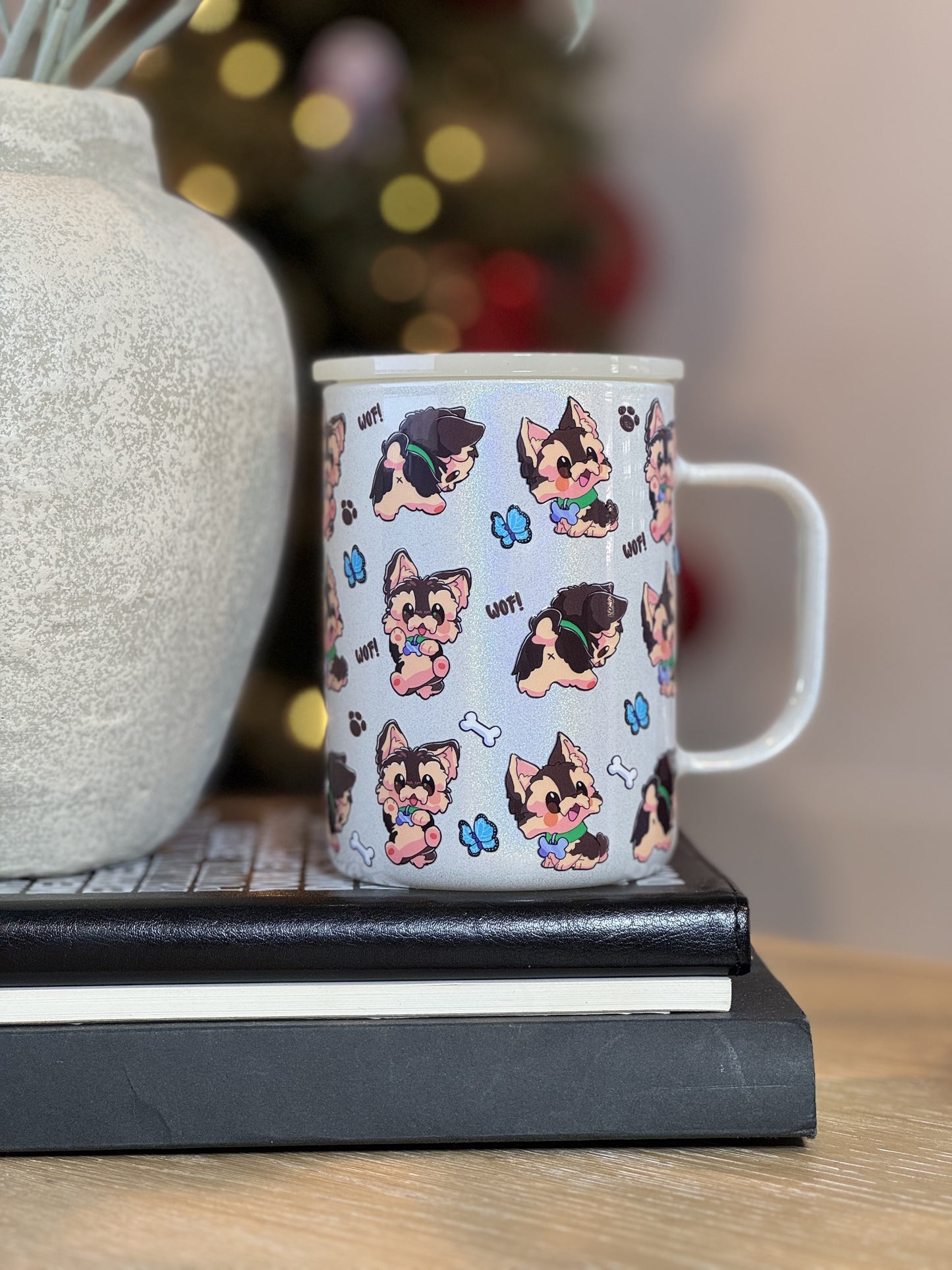 #282 Yorkie Woof 16oz Cup Wrap