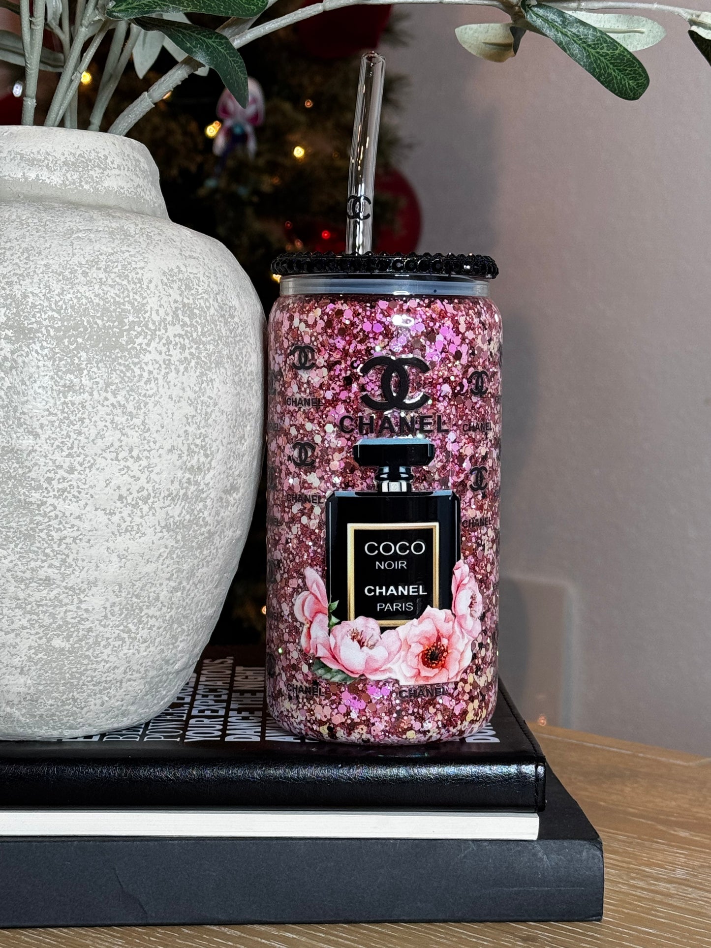 #263 Double Sided Perfume Bottle 16oz Cup Wrap