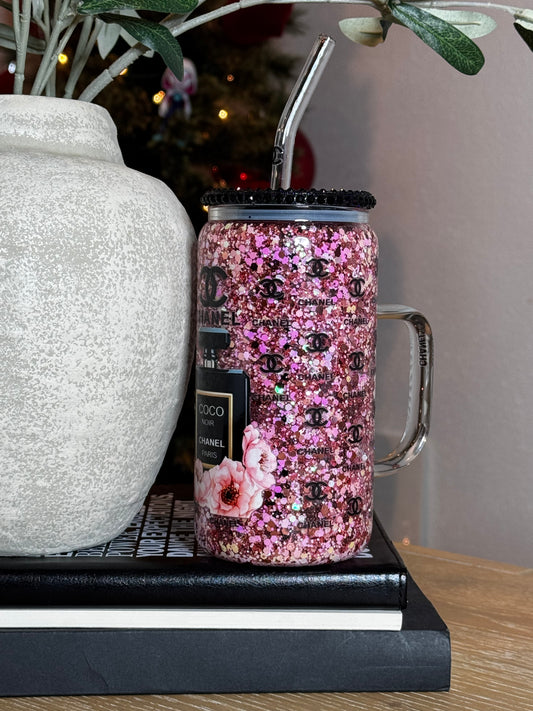 #263 Double Sided Perfume Bottle 16oz Cup Wrap