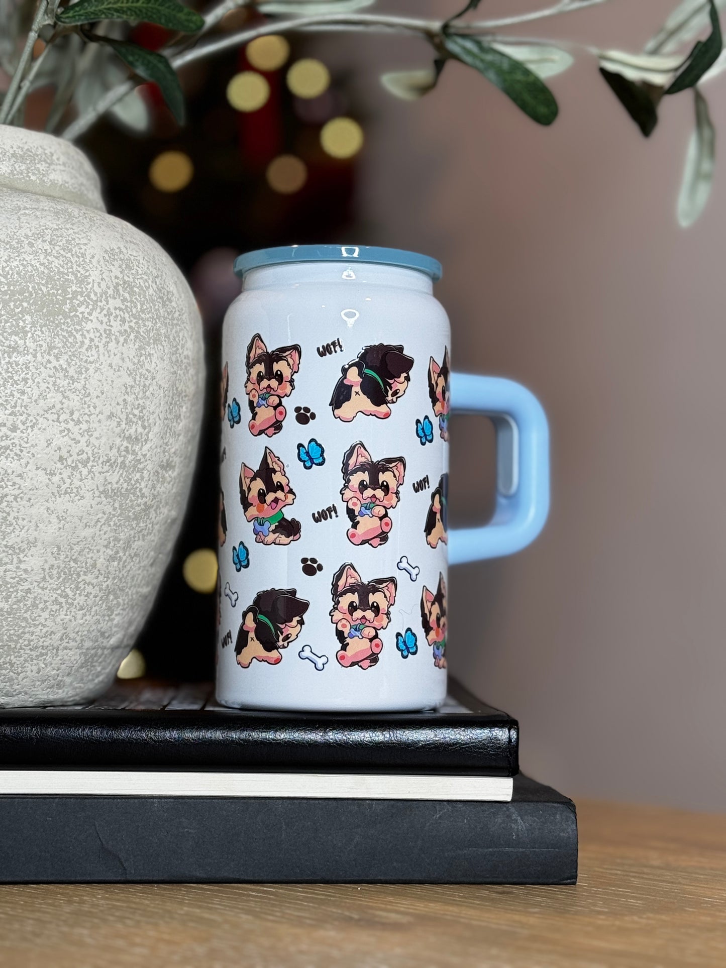#282 Yorkie Woof 16oz Cup Wrap