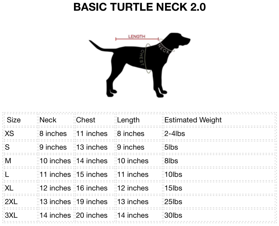 The Basics Turtleneck 2.0 – Soft, Stretchy Everyday Dog Essential