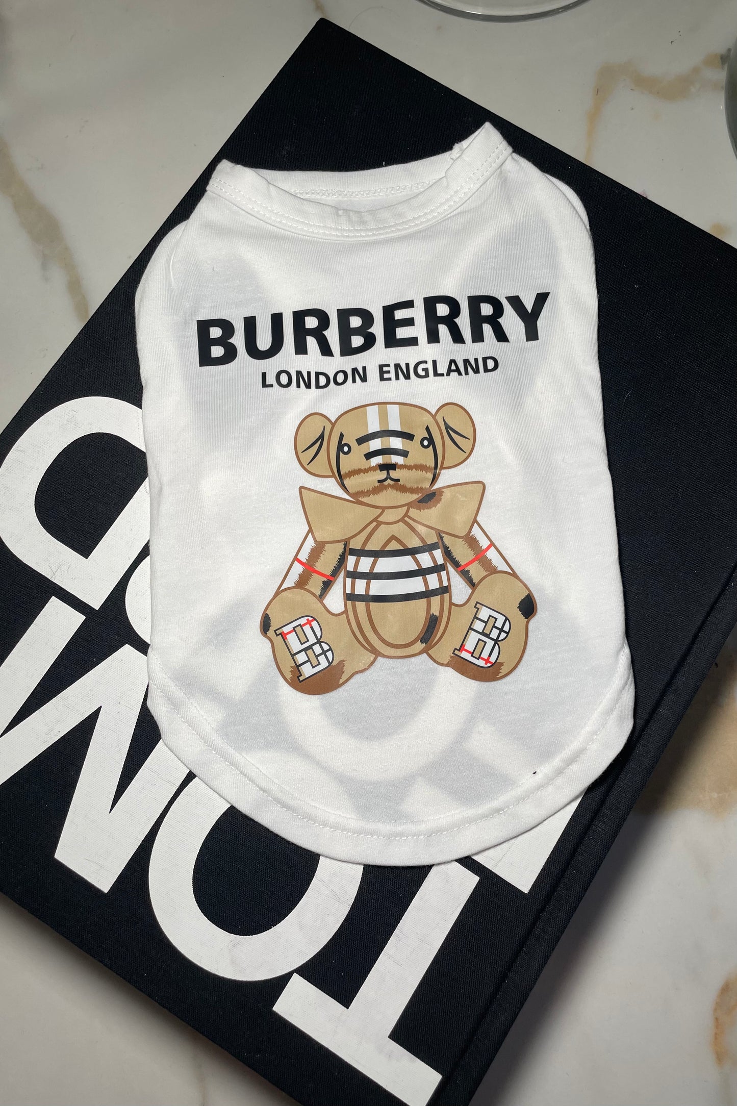 White Teddy Tee