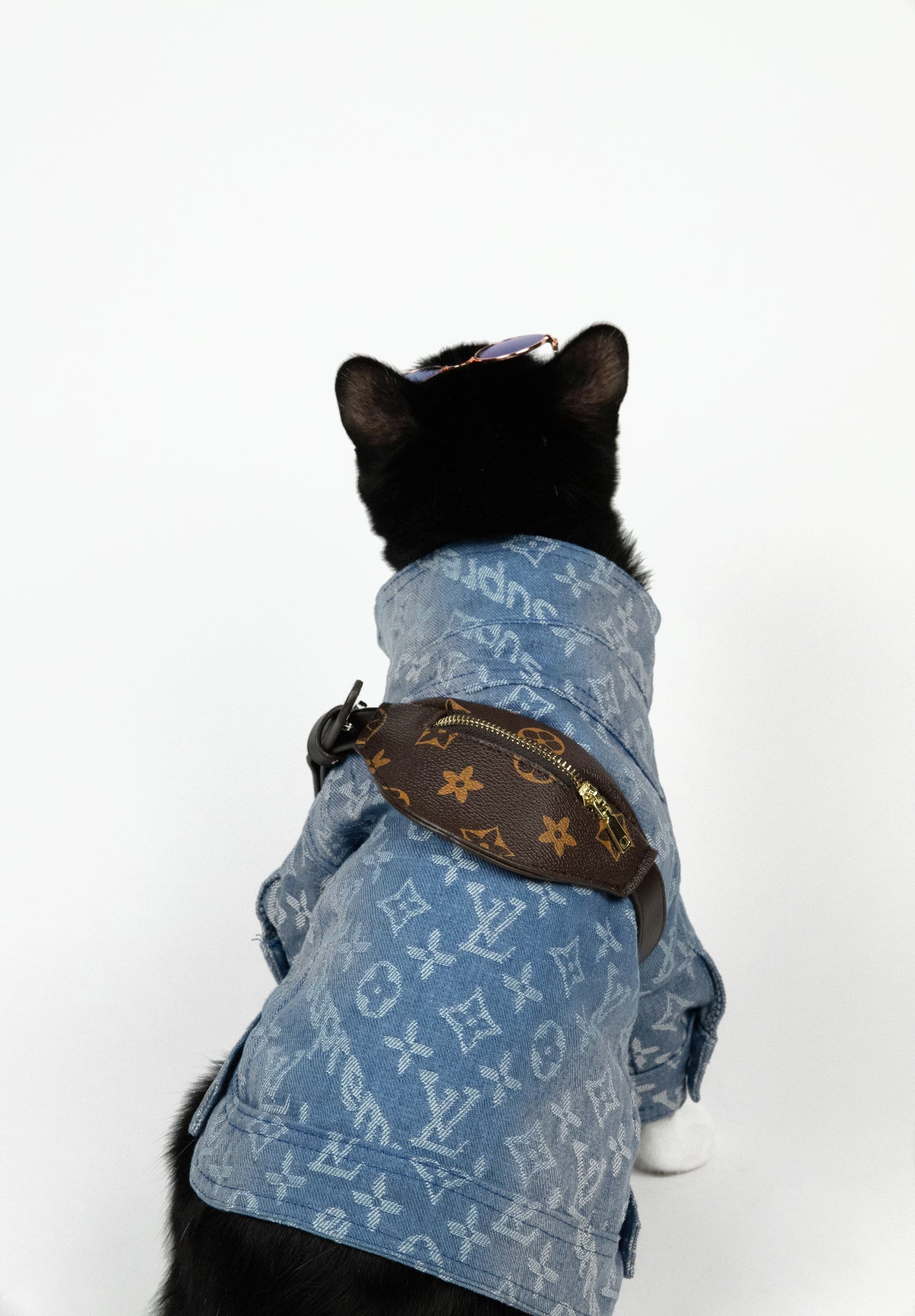 Furry Vuiton Bumbag
