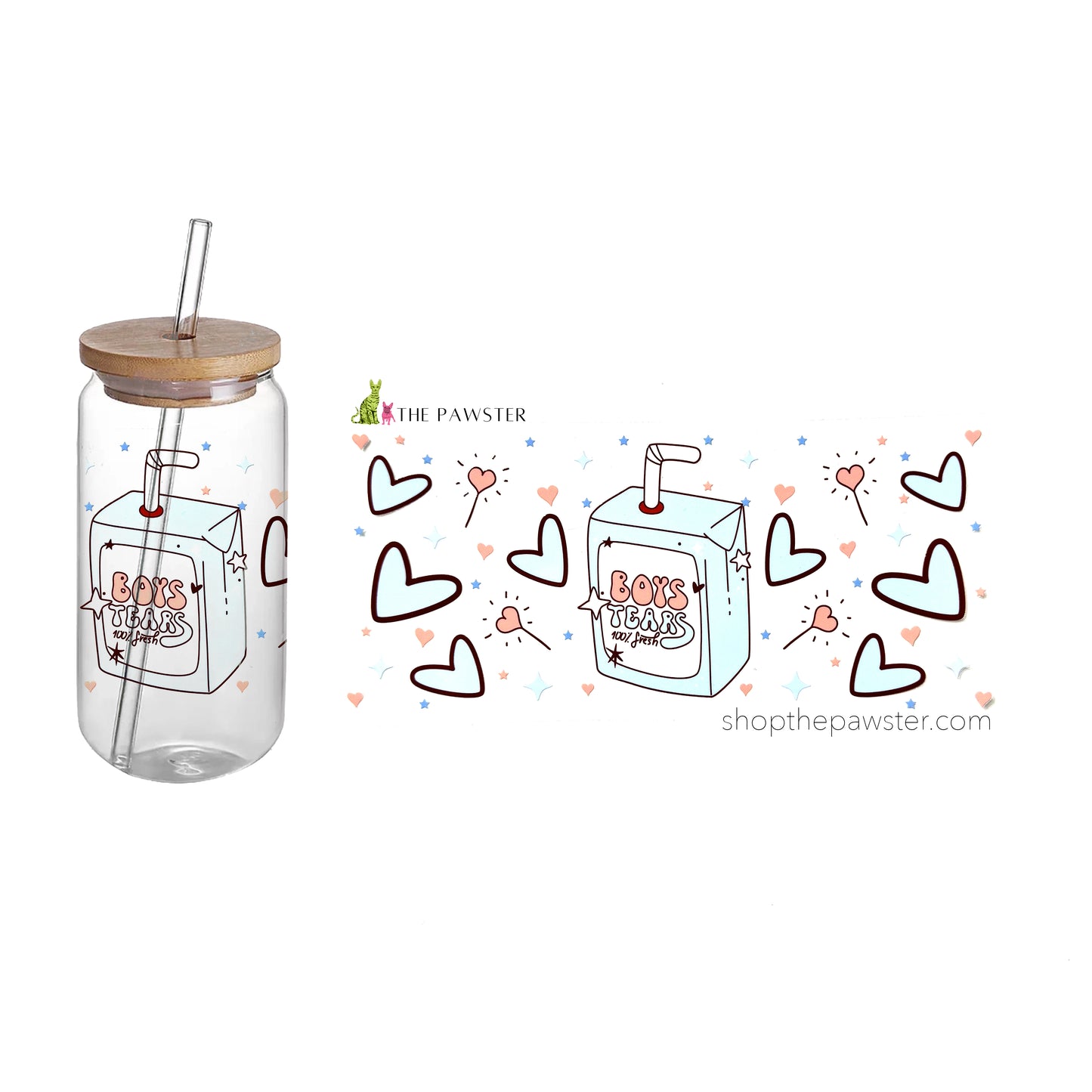 #14 Boys Tears 16oz Cup Wrap