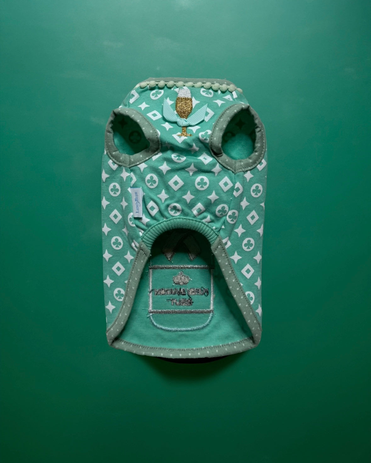 Furry Vuiton Bubbles Cool Mint Tank