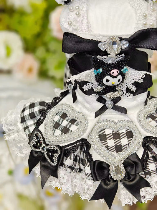 Midnight Checkmate Dress