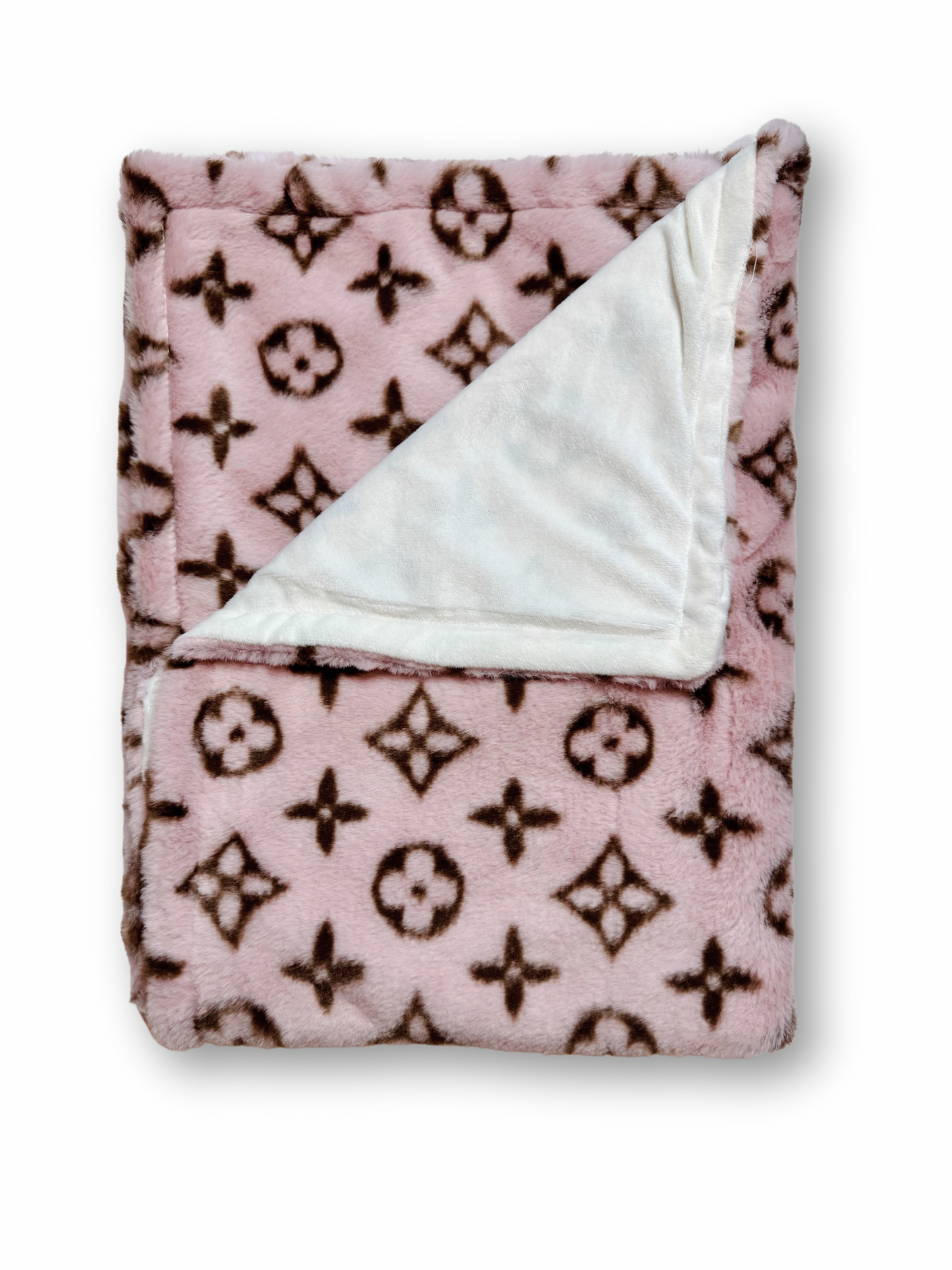 Furry Vuiton Blanket