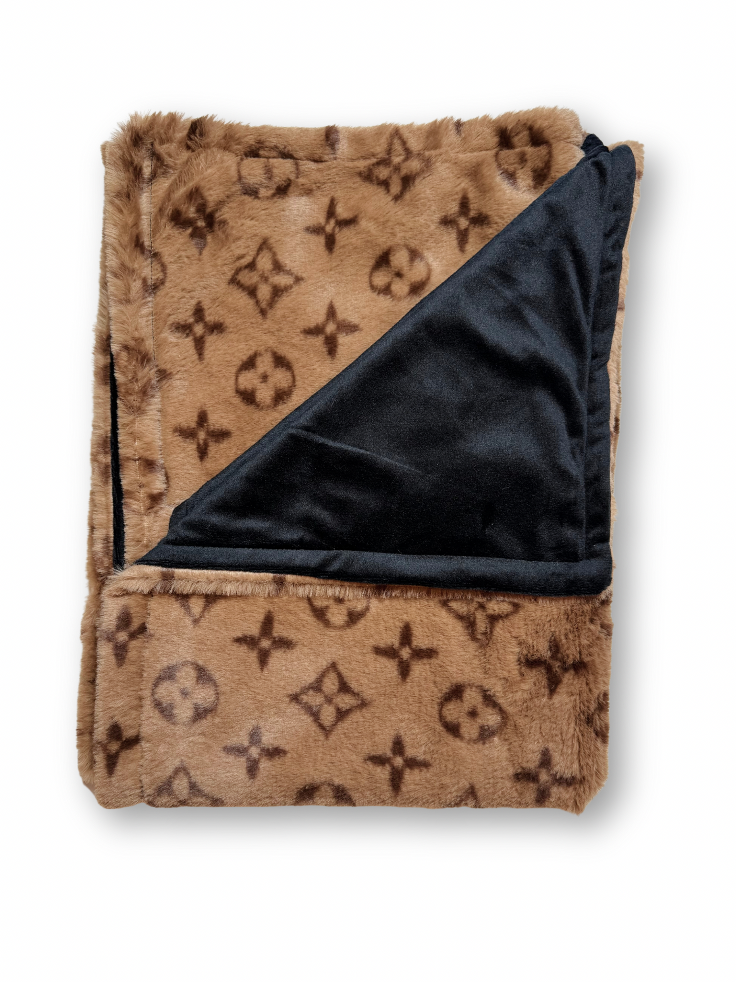 Furry Vuiton Blanket
