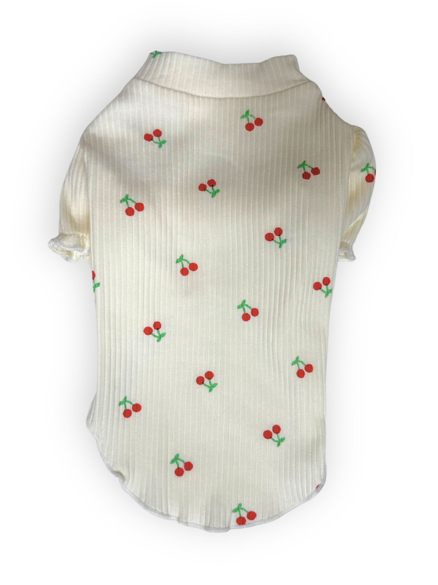 Puff Sleeve Cherry Delight