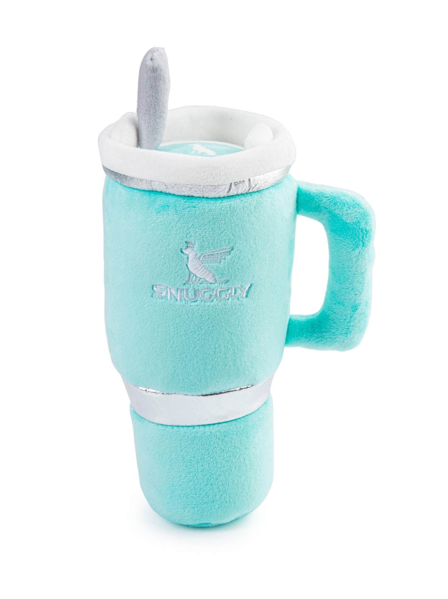 Teal Snuggly Cup Dog Toy