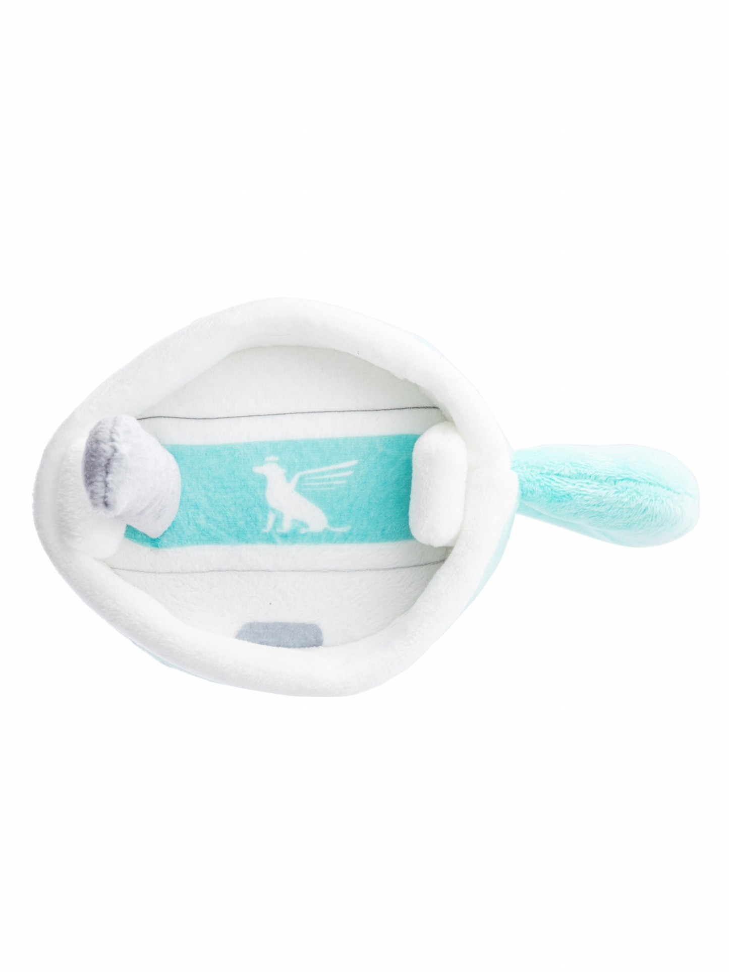 Teal Snuggly Cup Dog Toy