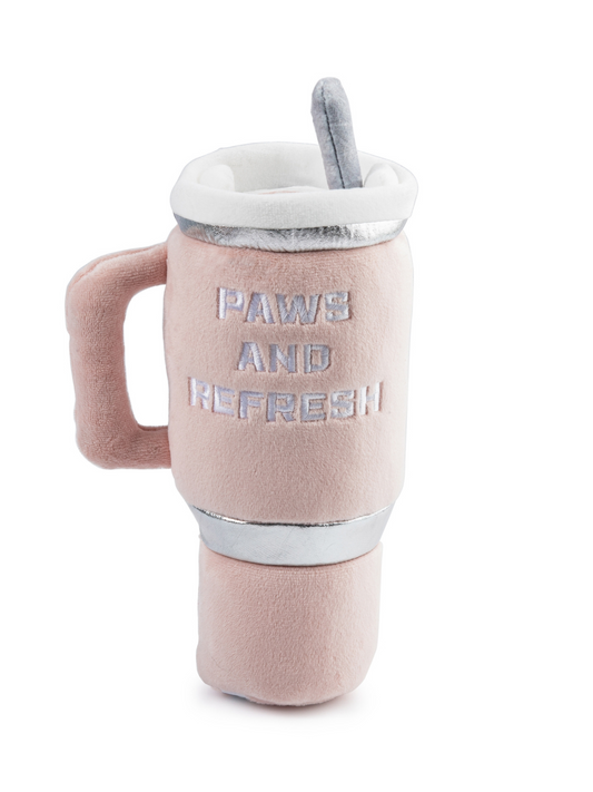 Blush Snuggly Cup Dog Toy