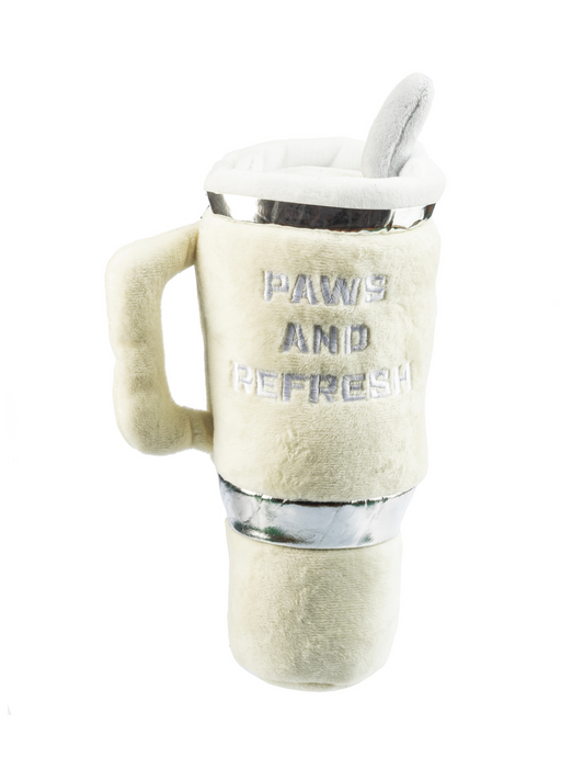 Ivory Snuggly Cup Dog Toy