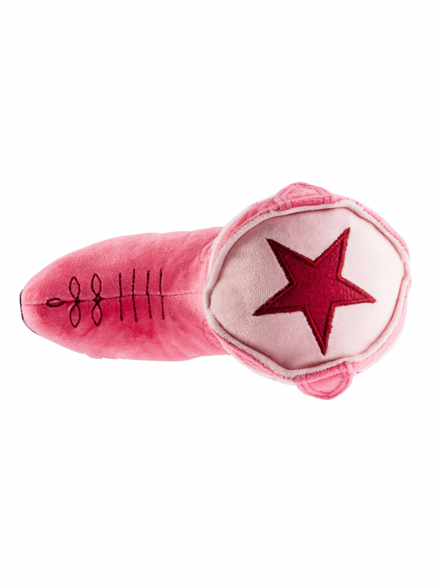 Pink Cowgirl Boot Dog Toy