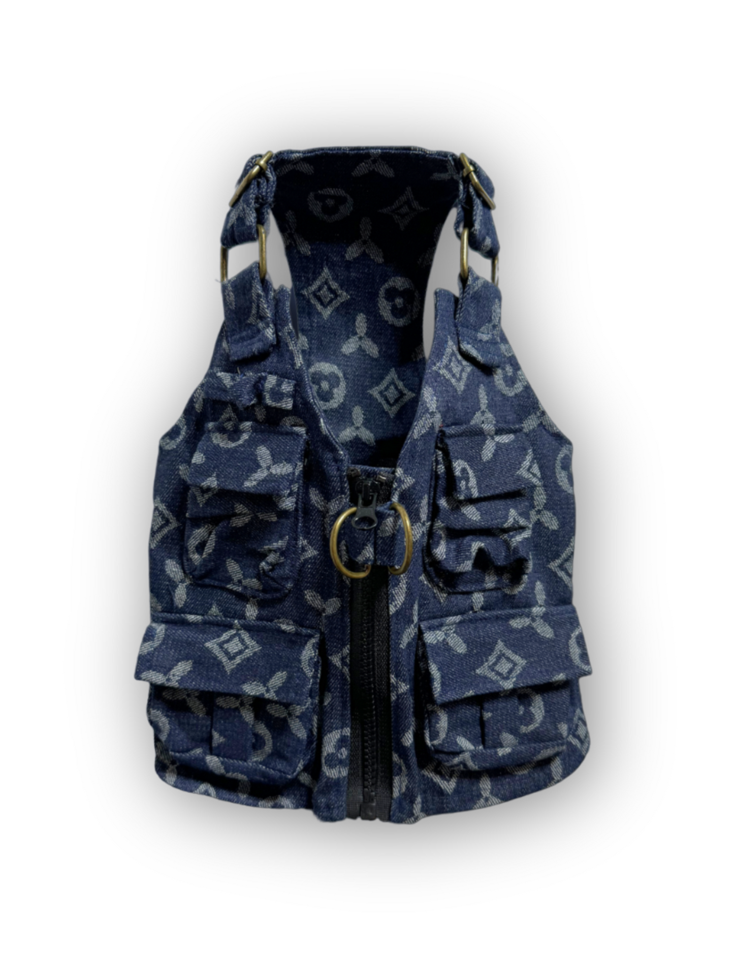 Furry Vuiton Fishermens Vest