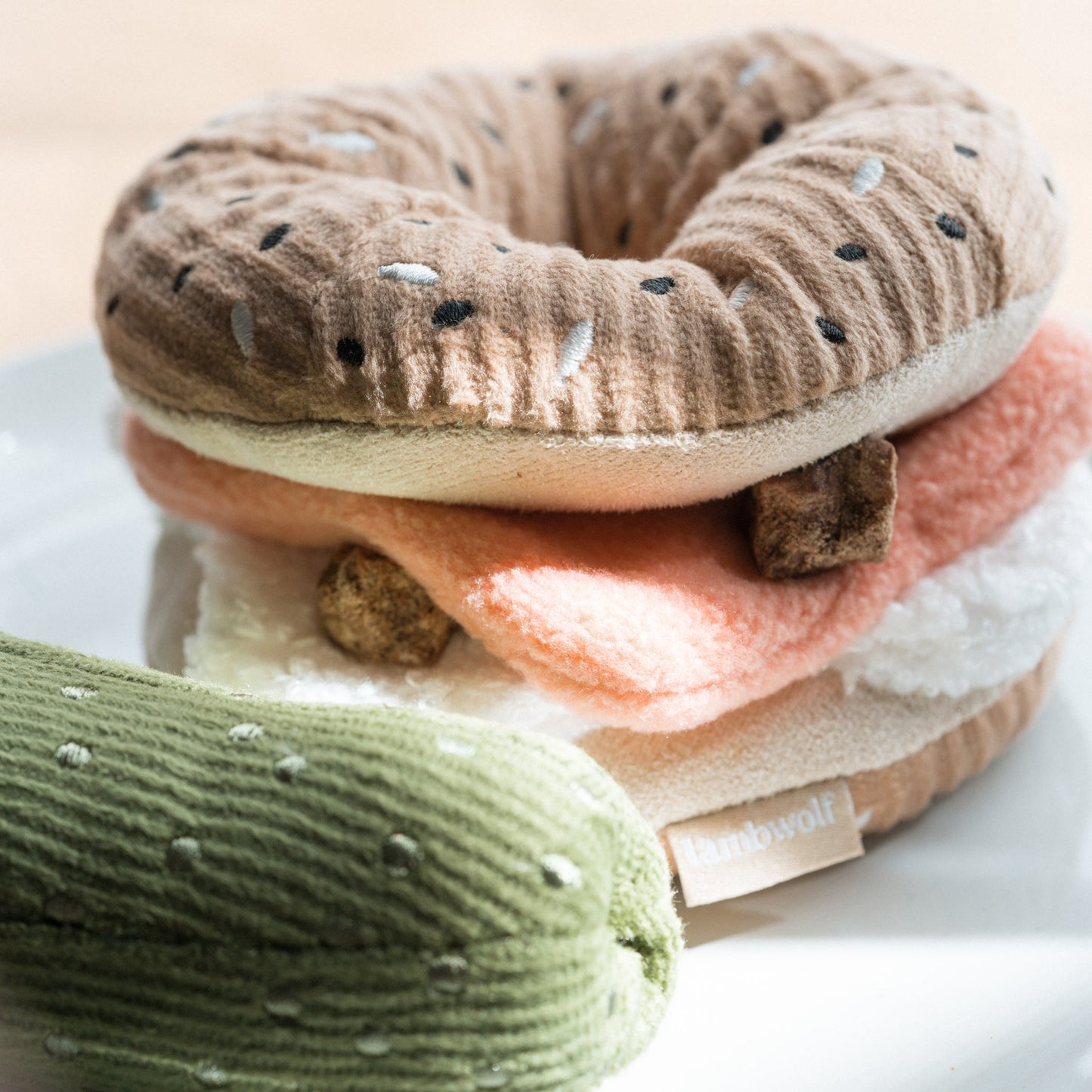 Bagel & Pickle Dog Toy Set