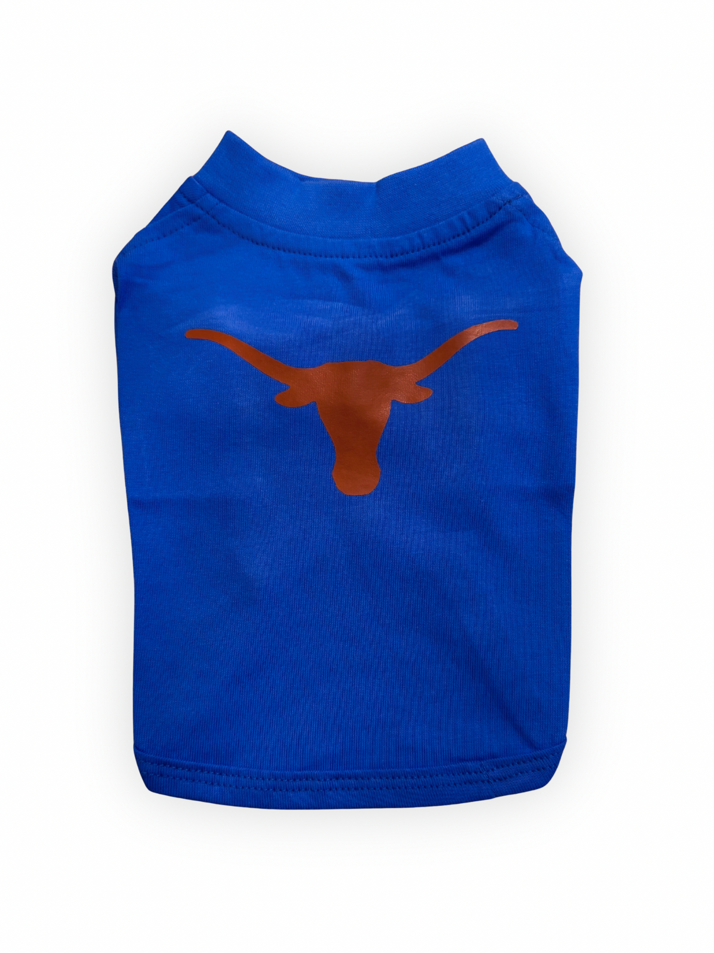 Blue western longhorn dog shirt from The Pawster Rodeo Luxe collection