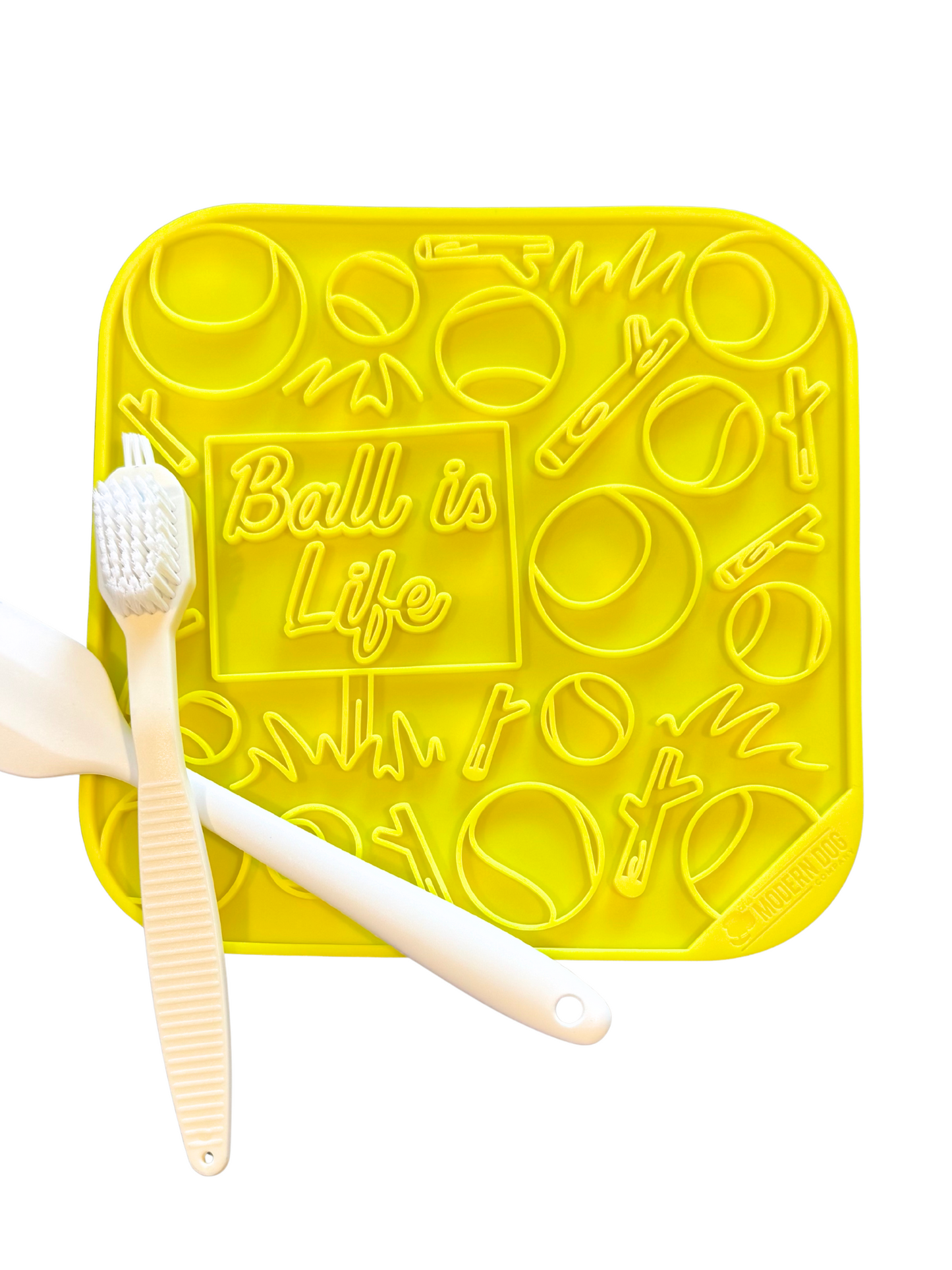 Ball is Life Dog Lick Mat – Enrichment Feeder for Ball-Obsessed Pups