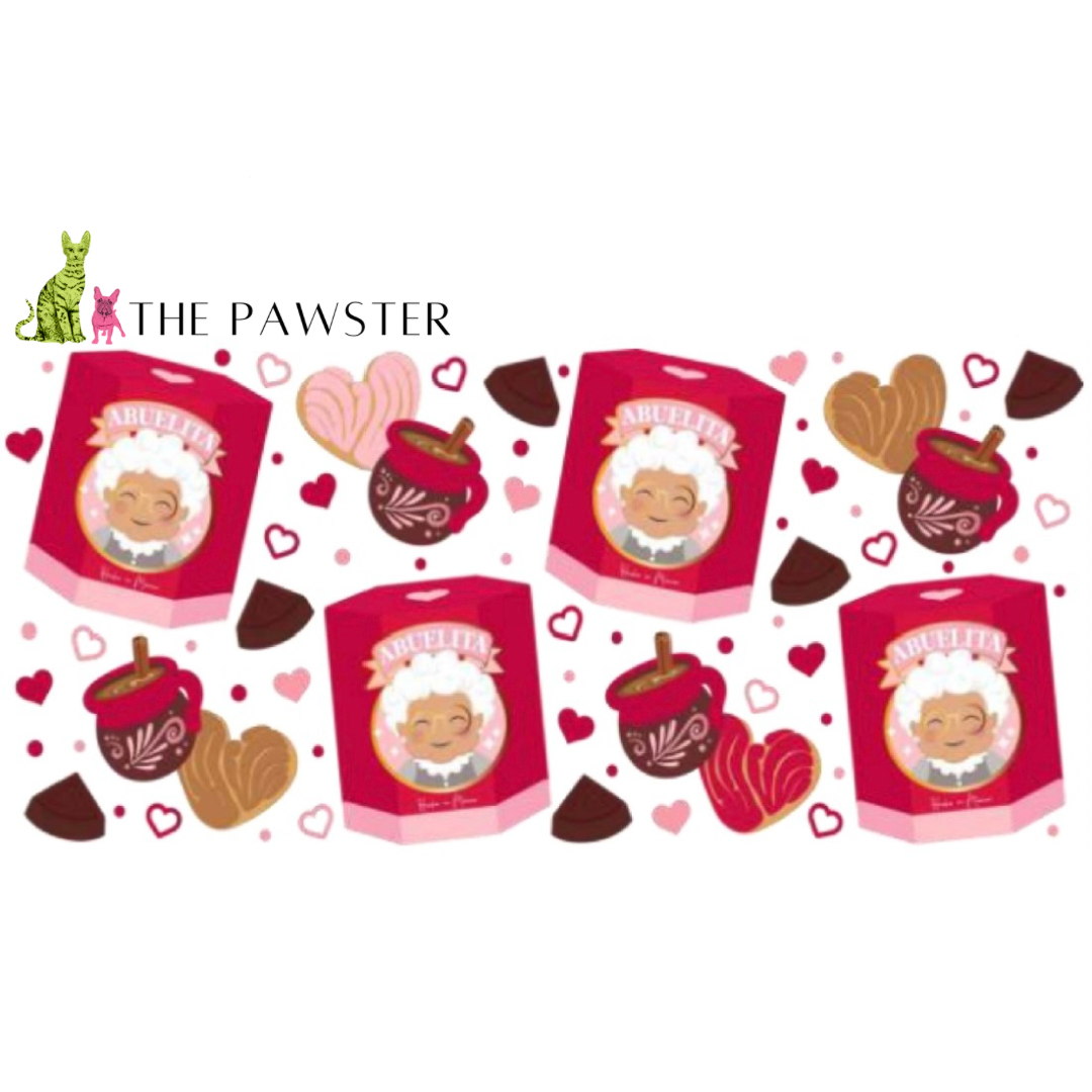 #251 Double Sided Chocolate Abuelita 16oz Cup Wrap