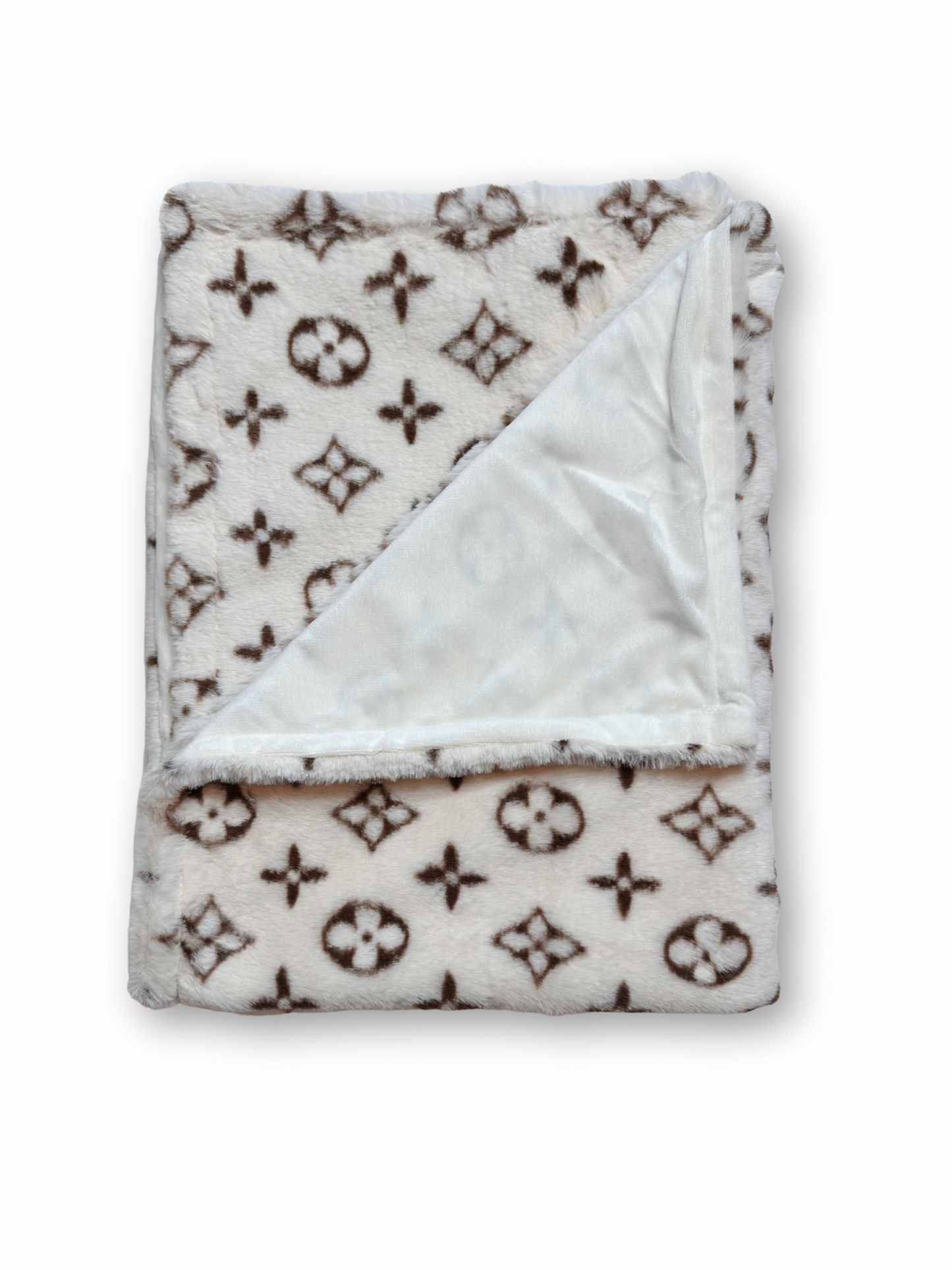 Furry Vuiton Blanket