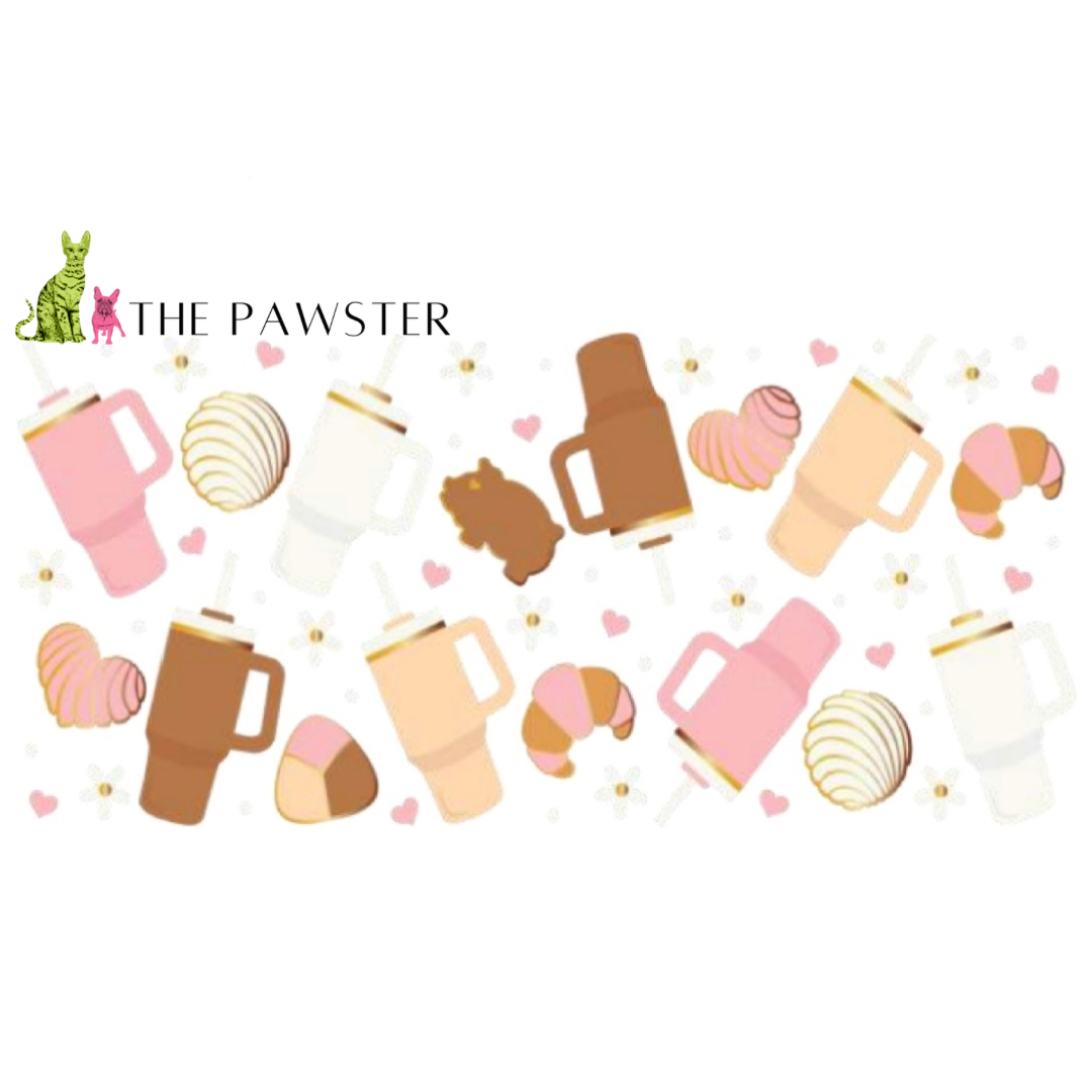 #272 Conchas & Tumblers 16oz Cup Wrap