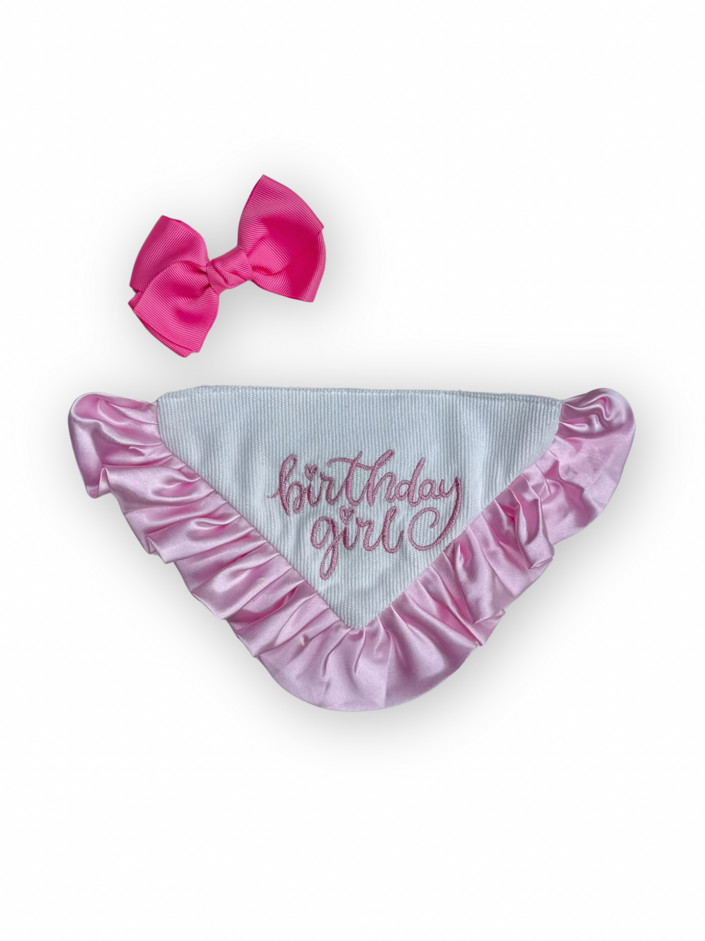 Birthday Belle Bandana & Bow Set