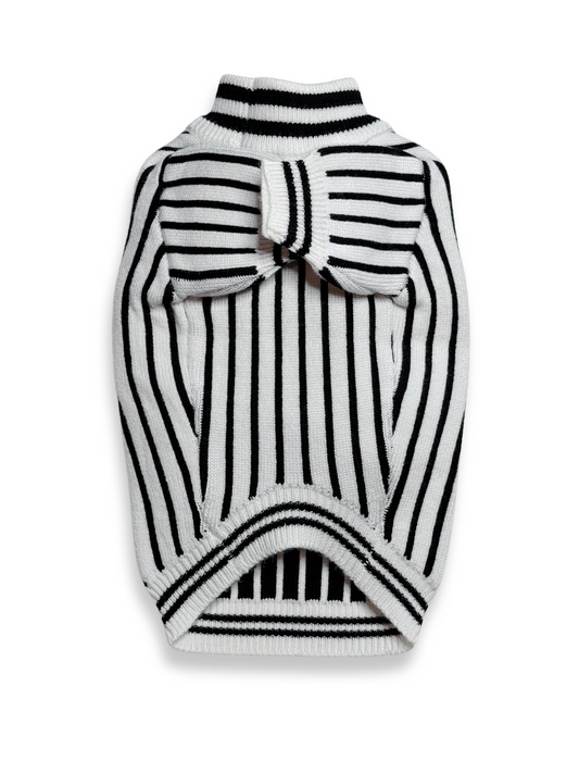 White & Black Sweater