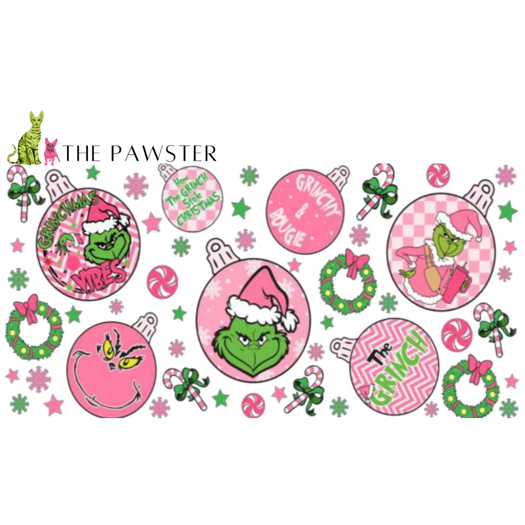 #227 Grinchmas Vibes 16oz Cup Wrap