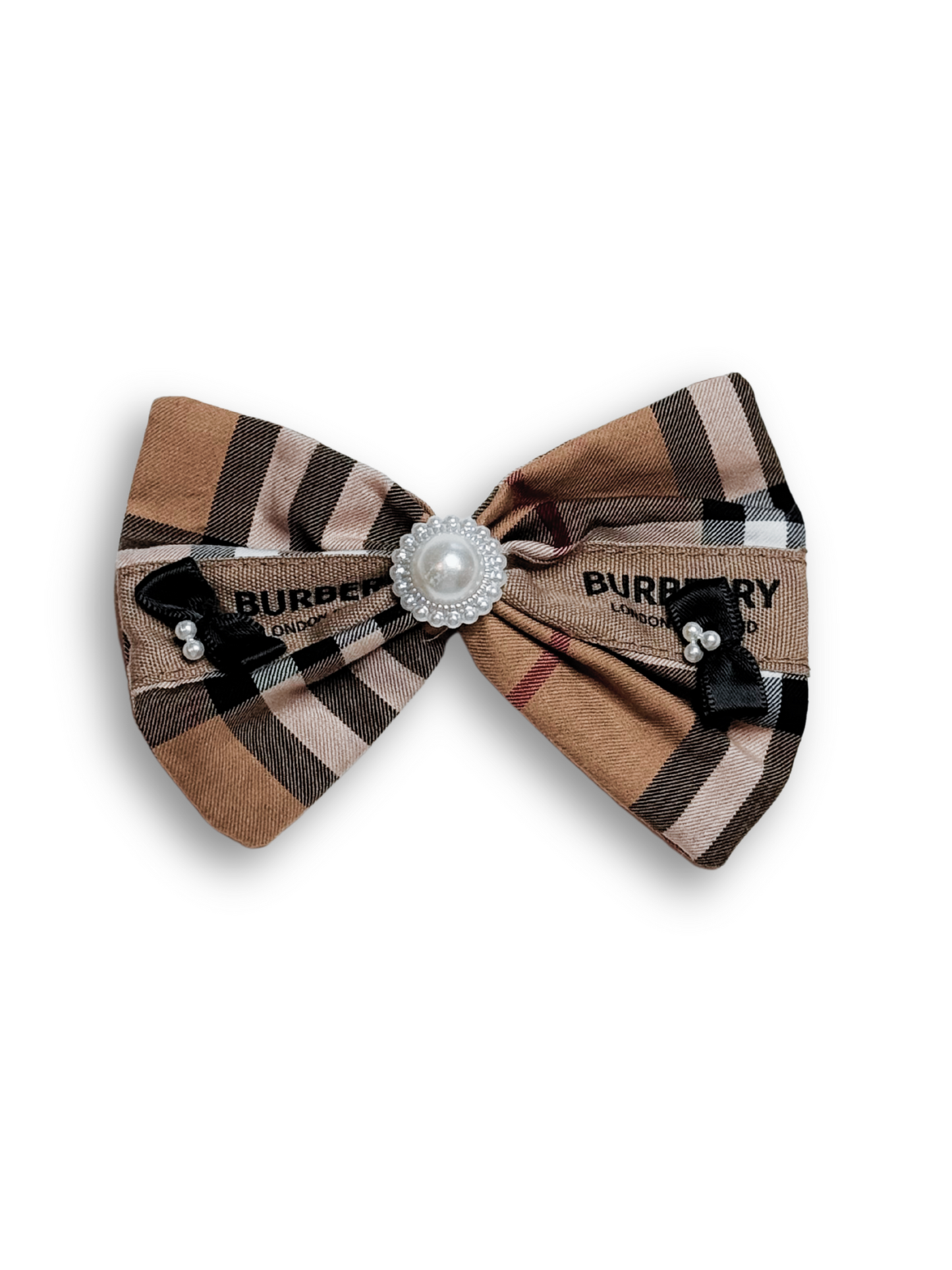 Plaid Dog Bow