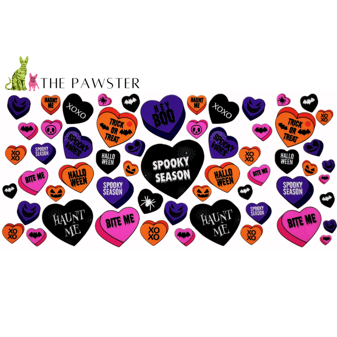 #157 Spooky Sweethearts 16oz Cup Wrap