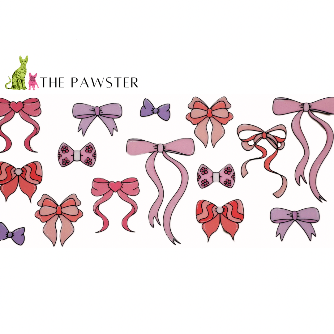 #176 Bows 16oz Cup Wrap