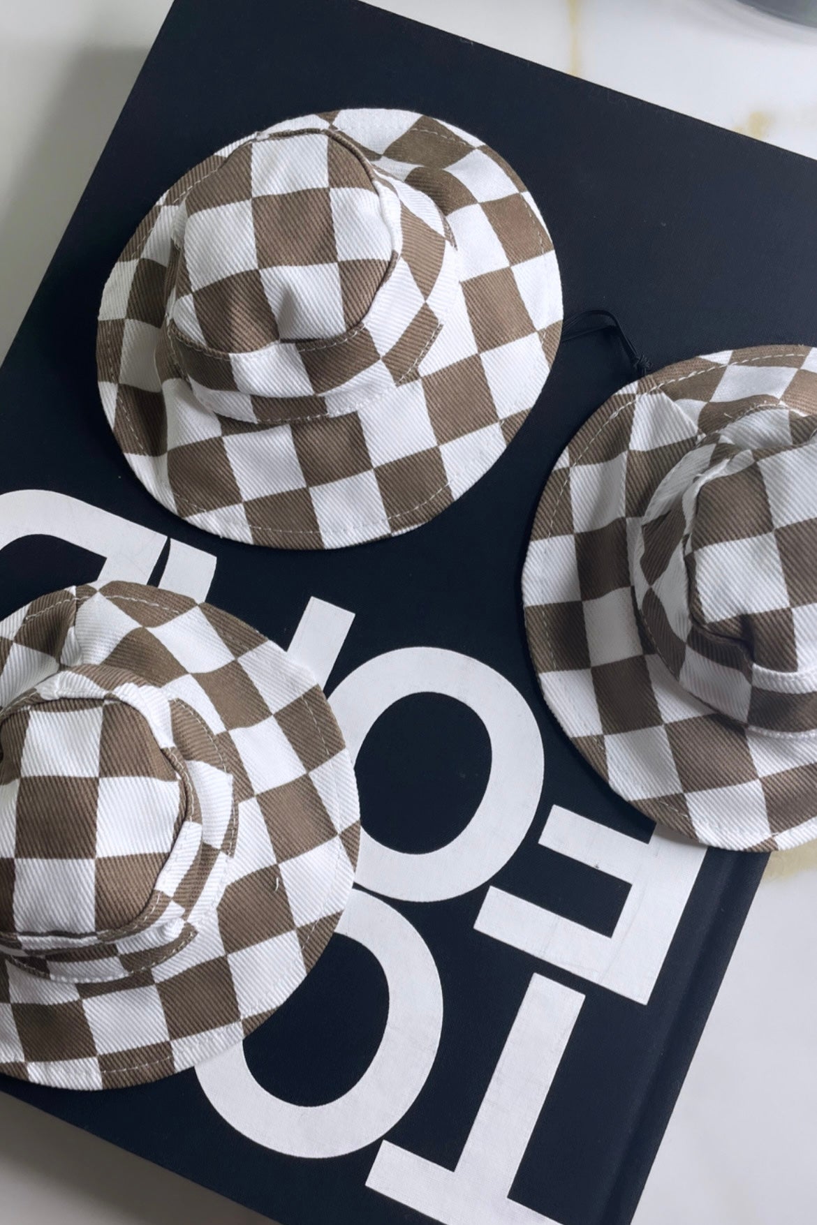 Checkered Bucket Hat