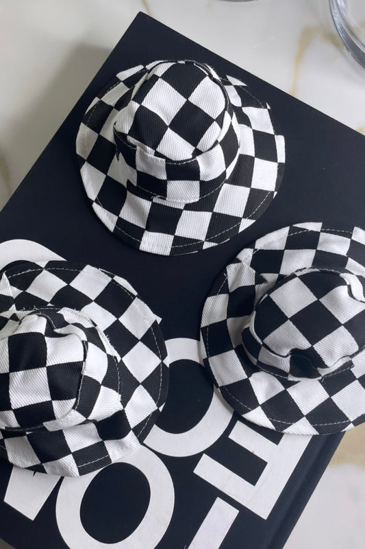 Checkered Bucket Hat