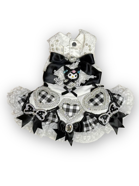 Midnight Checkmate Dress