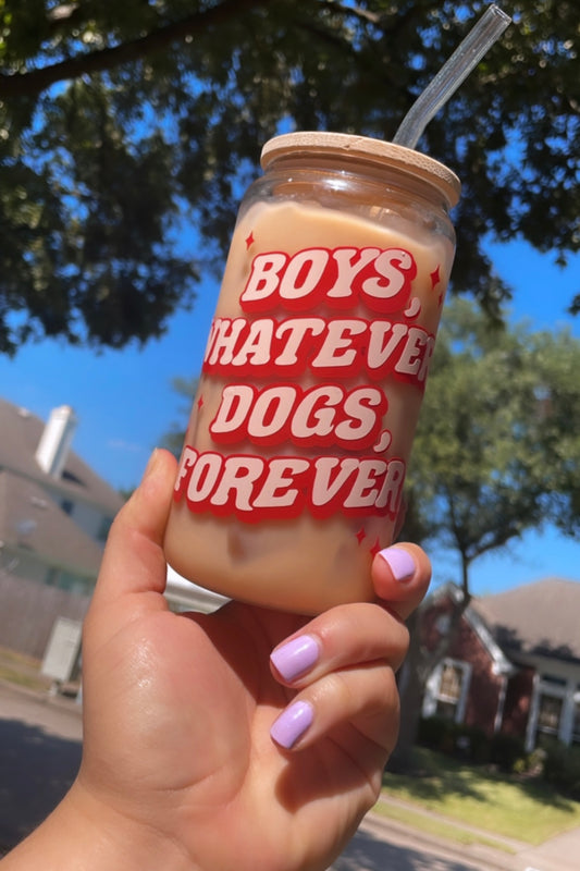 Boys, Whatever. Dogs, Forever Coffee Cup
