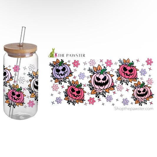 #150 Scary Pumpkins 16oz Cup Wrap