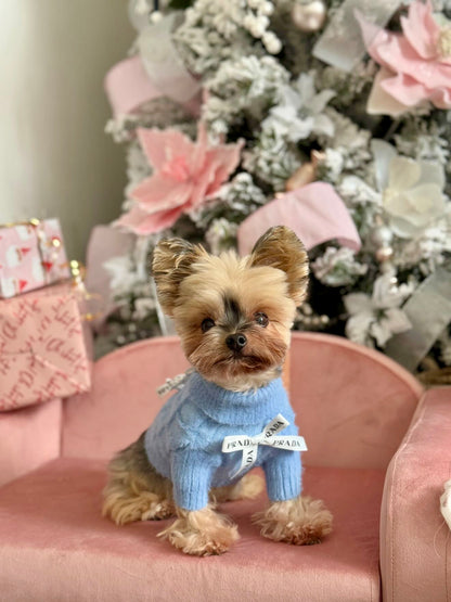 High-Neck Knitted Sweater