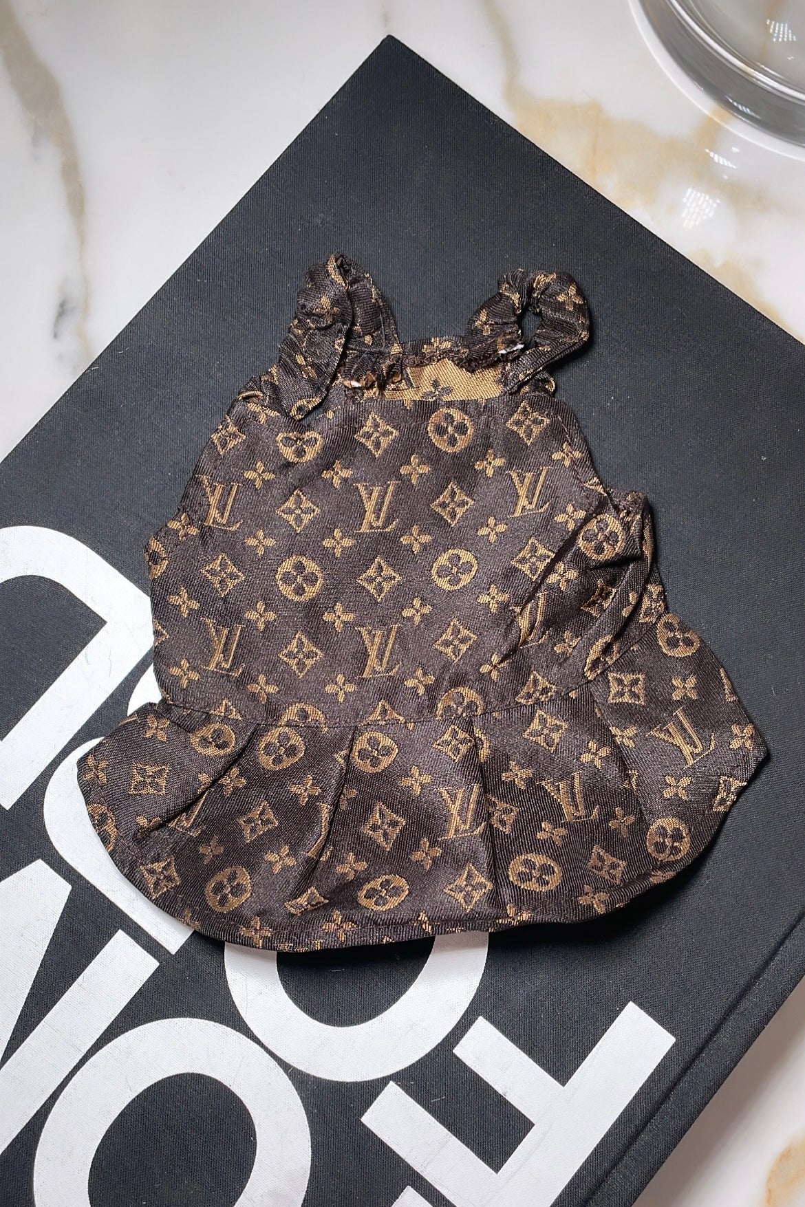 Furry Vuitton Dress – The Pawster