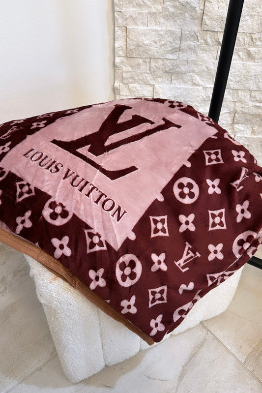 Furry Vuitton Blanket (PRE-ORDER)