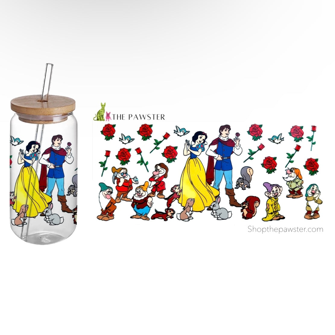 #105 SW & Seven Dwarfs 16oz Cup Wrap