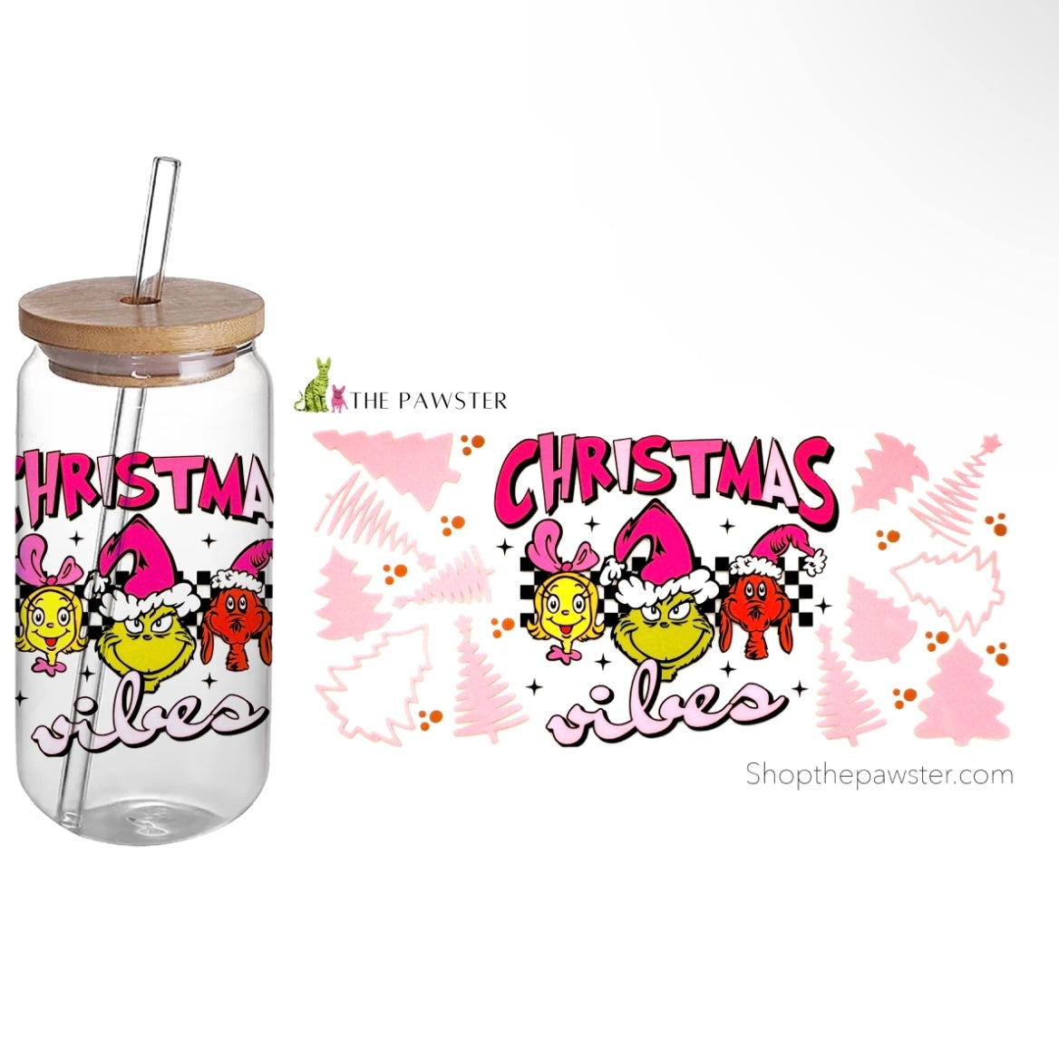 #26 Christmas Vibes 16oz Cup Wrap