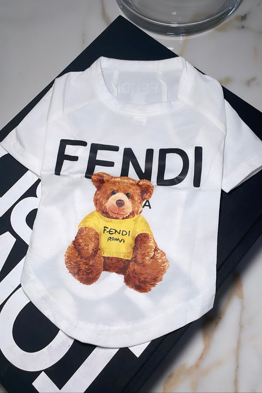 White Teddy Tee