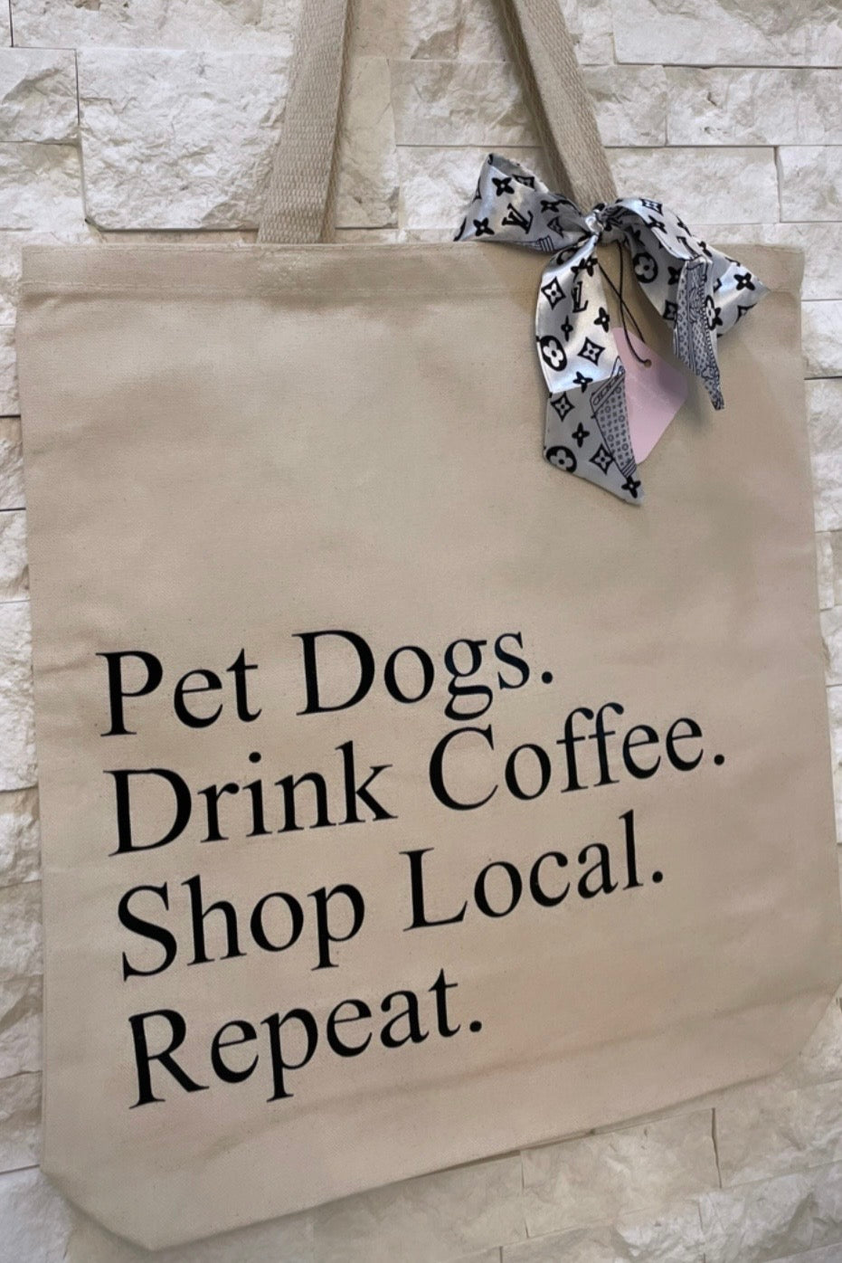 Pet Dogs. Drink Coffee… Tote