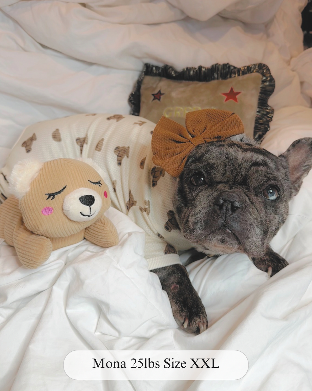 Beary Sweet Waffle Pajama Onesie