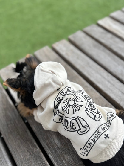 Paws of Hearts Dog Hoodie – Lightweight Everyday Layer