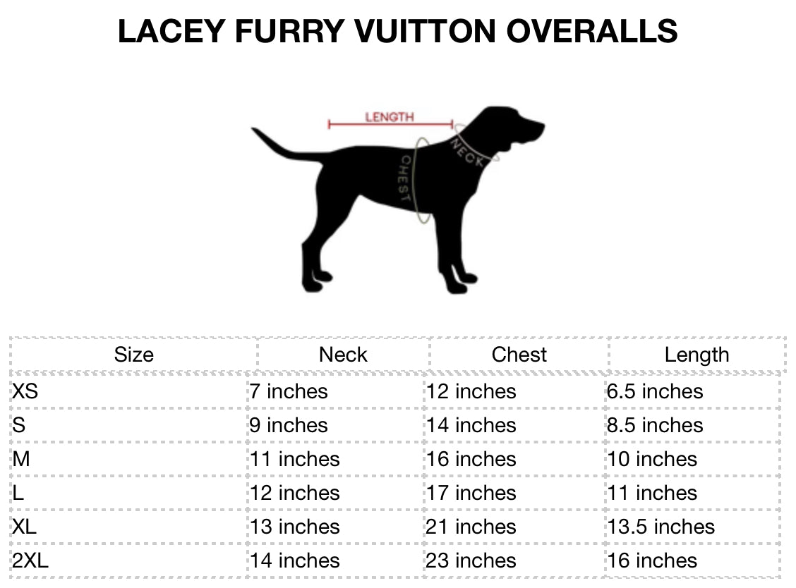 Lacey Furry Vuitton Overalls